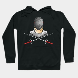 Crossed Foil Fencing Hoodie